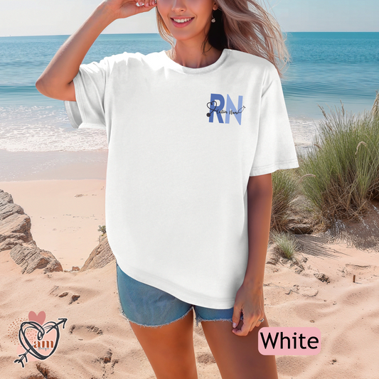 Custom Personalized Nurse RN Shirt