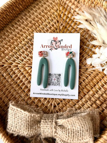 Handmade Emerald Bloom Statement Collection
