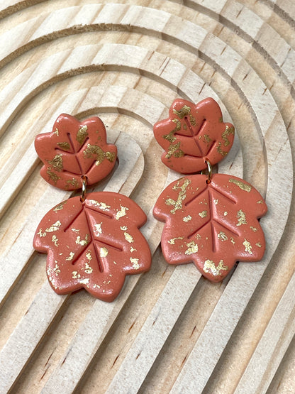 Handmade Autumn’s Fall Leaf Dangles