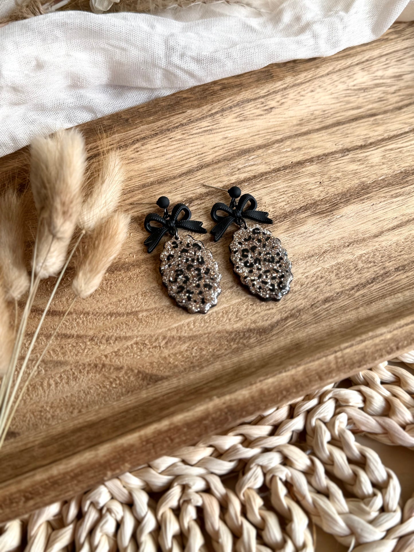 Handmade Wild Charming Bow Earrings