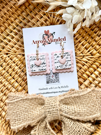 Handmade Love Day Postage Stamp Hoops