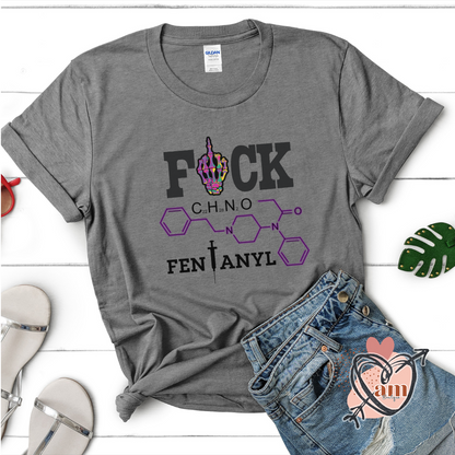 F*ck Fentanyl Chemical Makeup Recovery Shirt