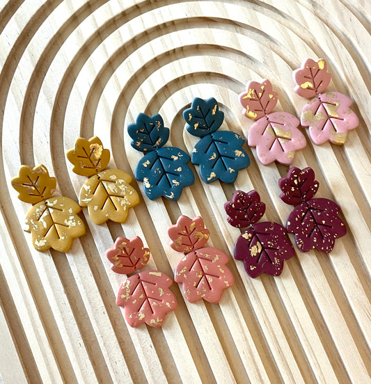 Handmade Autumn’s Fall Leaf Dangles