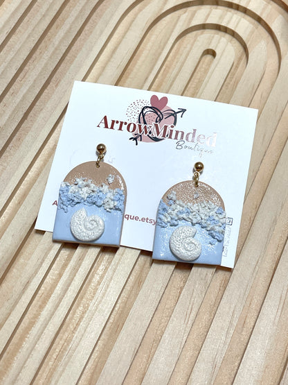 Handmade Beach Scenery Earrings