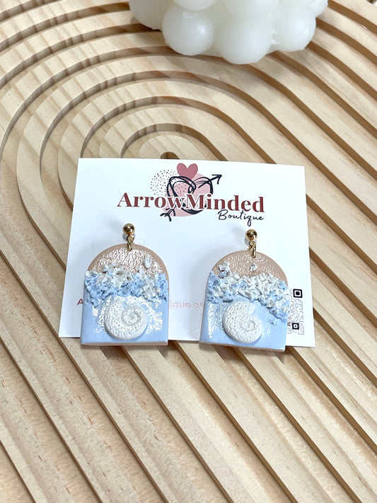 Handmade Beach Scenery Earrings