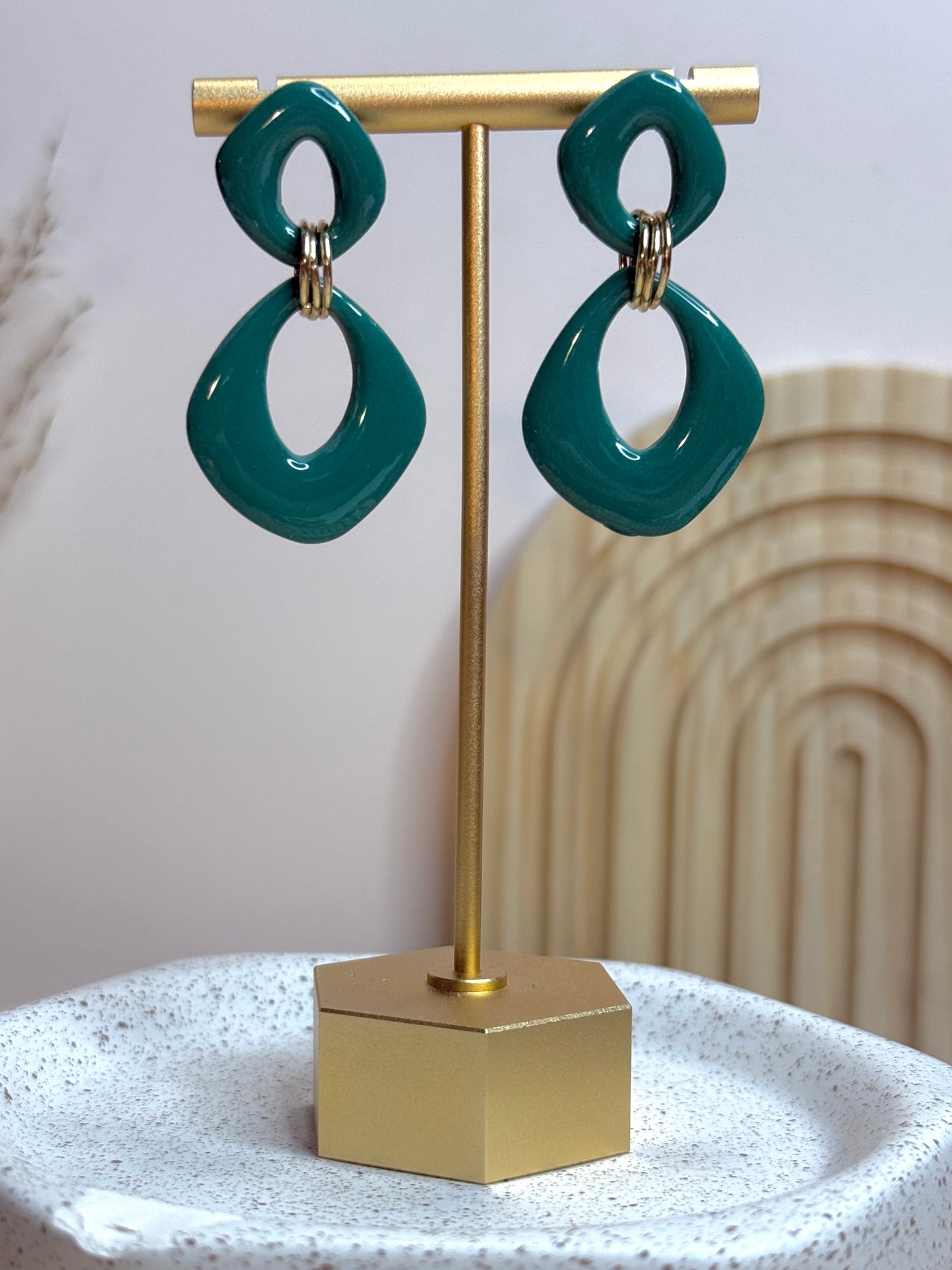 Handmade Simple Yet Fun Organic Shaped Dangles