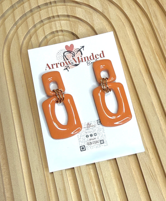 Handmade Simple Yet Fun Organic Square Dangles