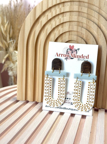 Handmade Vintage Boho Arch Earrings
