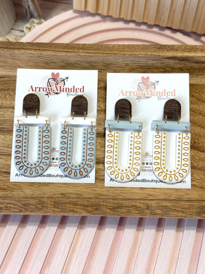 Handmade Vintage Boho Arch Earrings