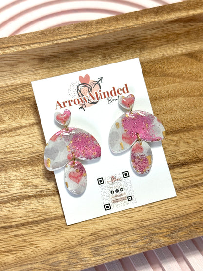 Handmade Romantasy Leaf Drop Dangles