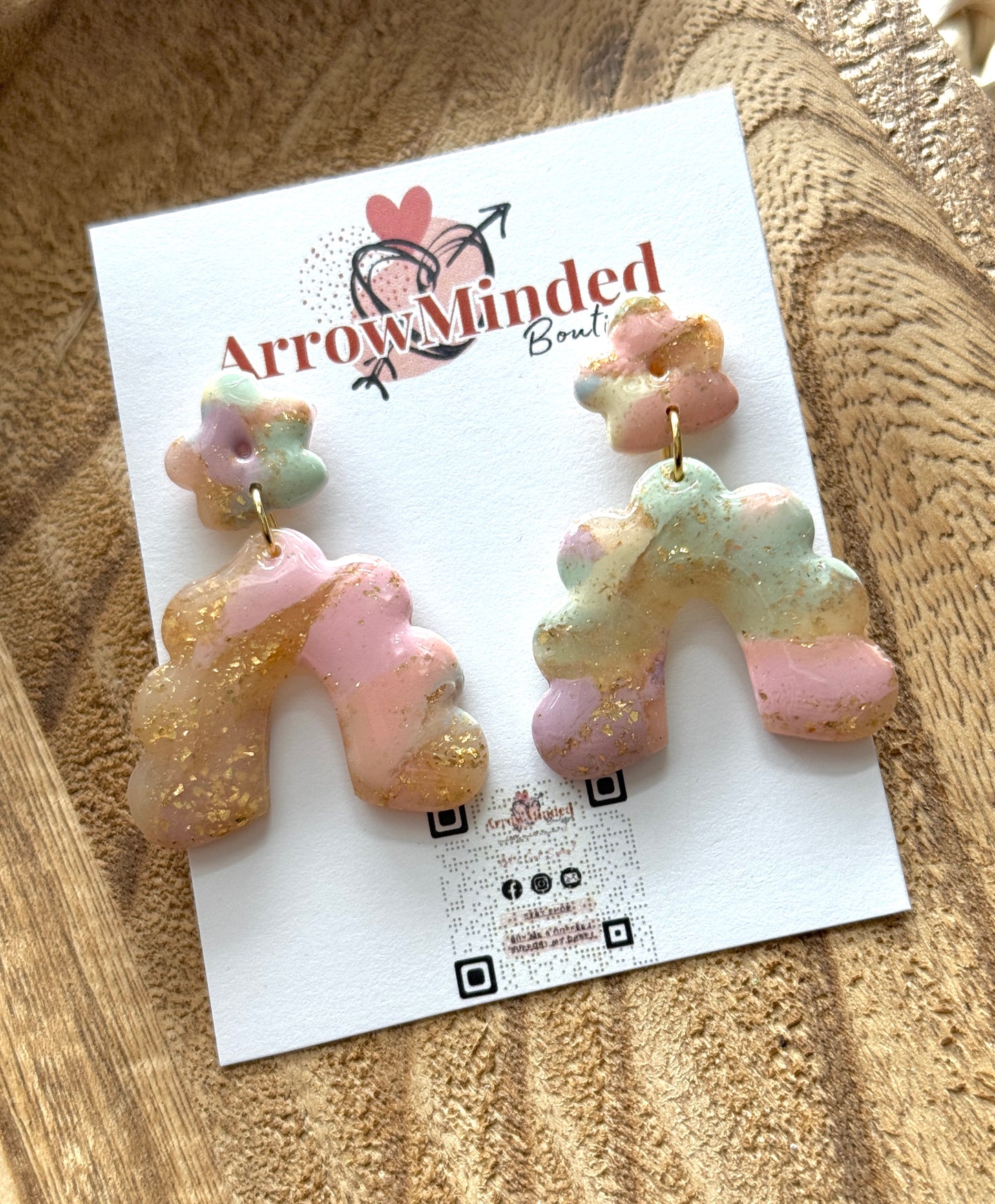 Handmade Pastel Petal's Spring Earrings