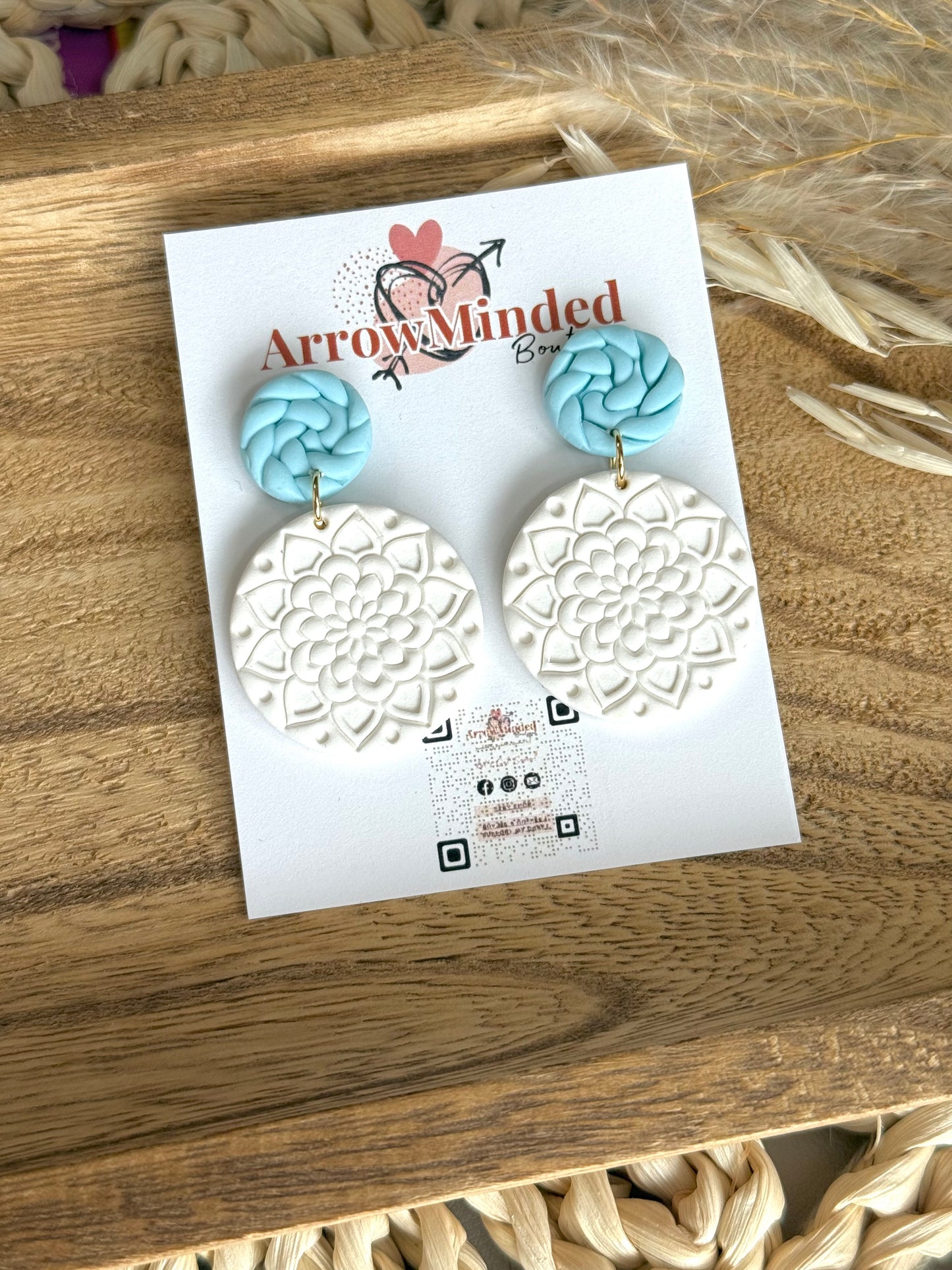 Handmade Neon & Neutral Boho Brights Earrings