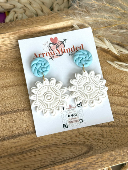 Handmade Neon & Neutral Boho Brights Earrings