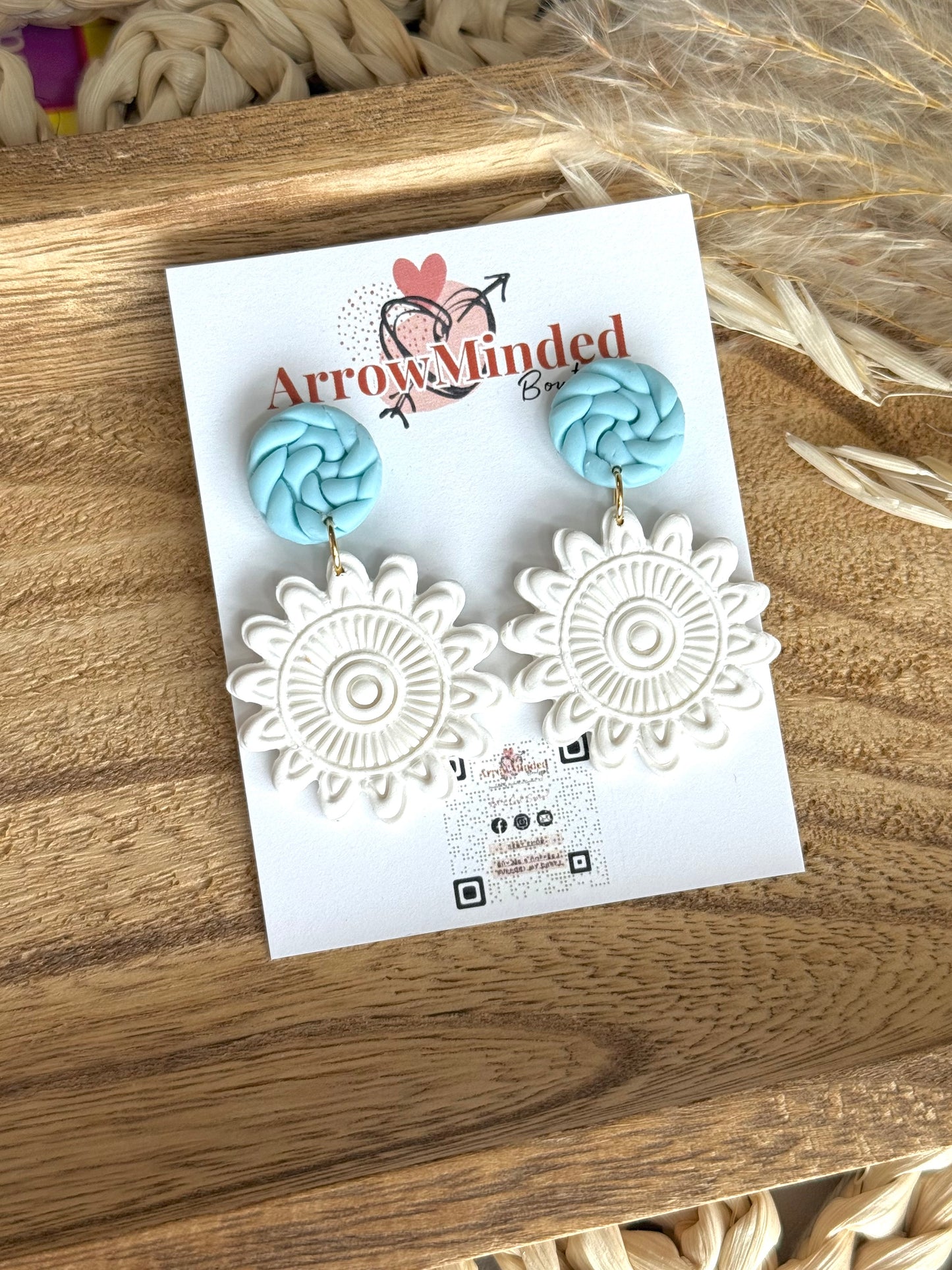 Handmade Neon & Neutral Boho Brights Earrings