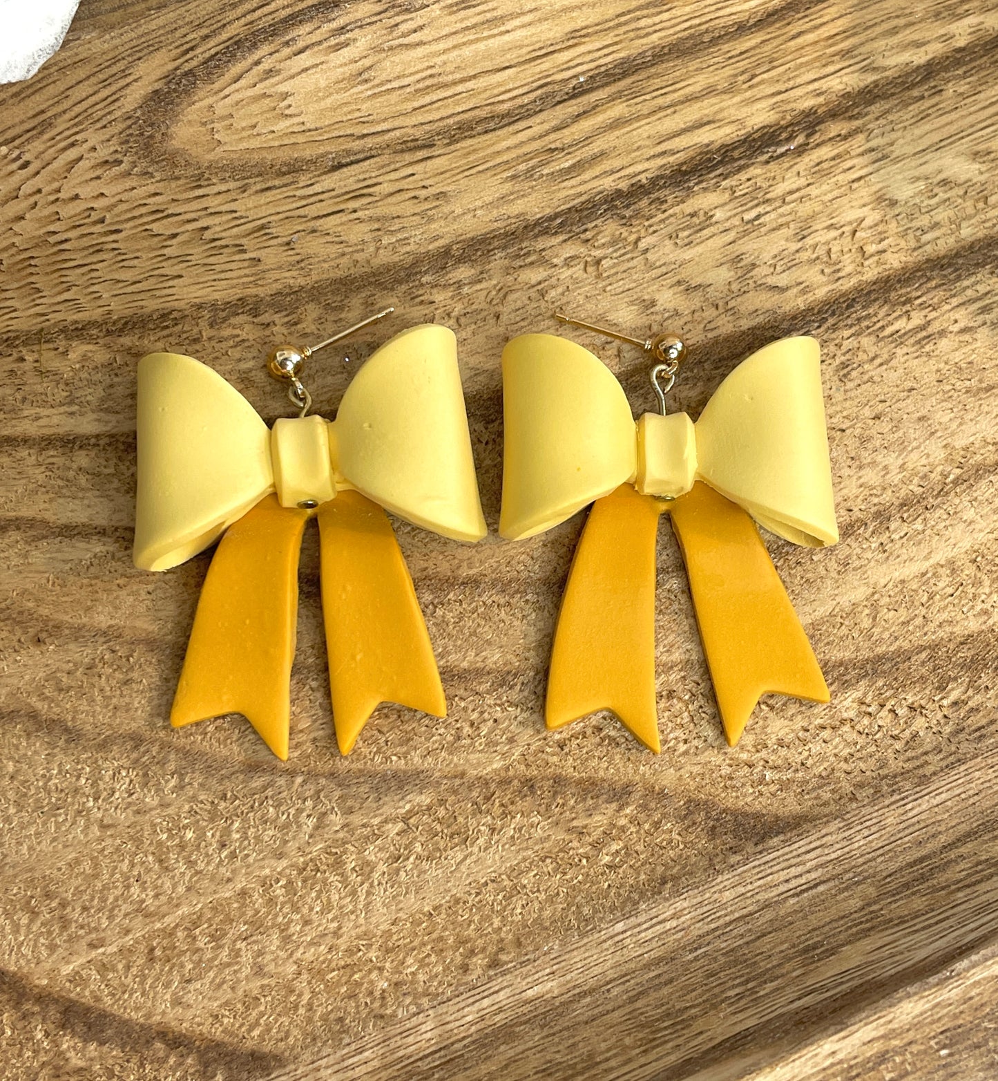 Handmade 3D Spring Bow Earrings