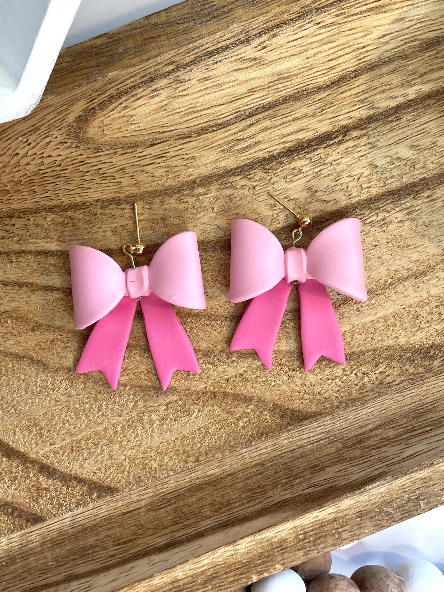 Handmade 3D Spring Bow Earrings