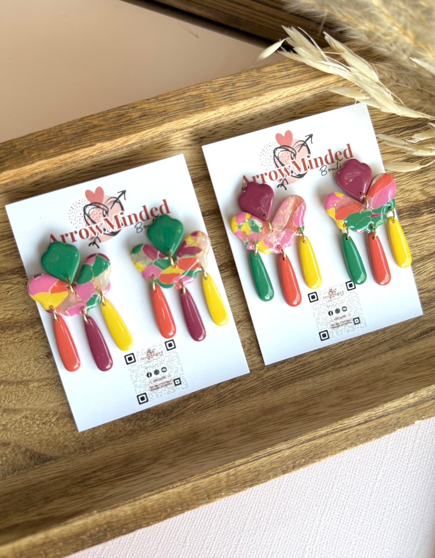 Handmade Boho Bold, Spring & Whimsy Dangles