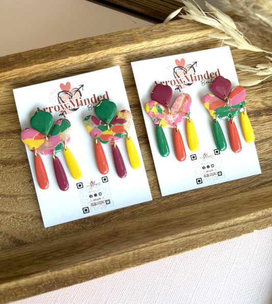 Handmade Boho Bold, Spring & Whimsy Dangles