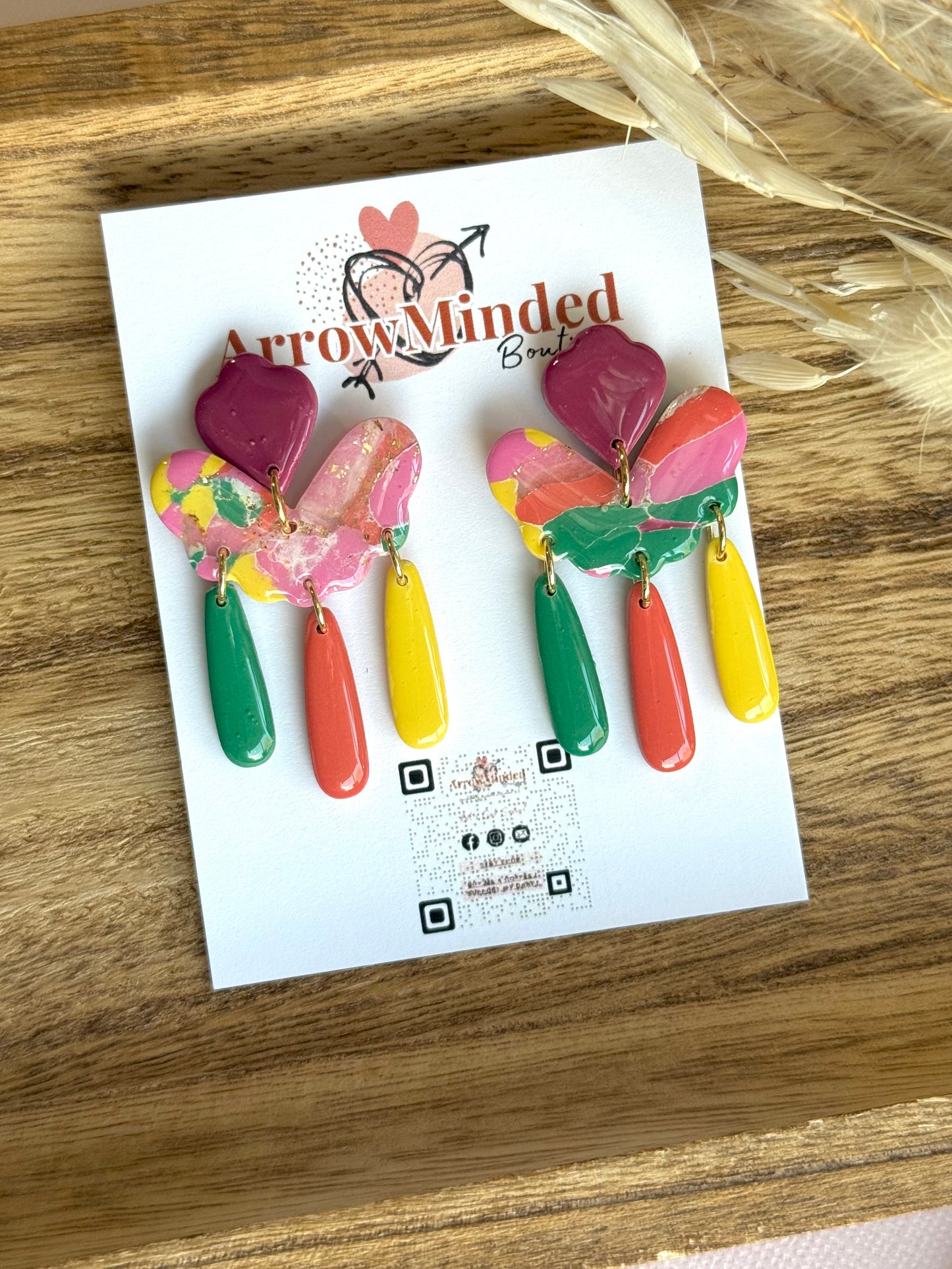 Handmade Boho Bold, Spring & Whimsy Dangles