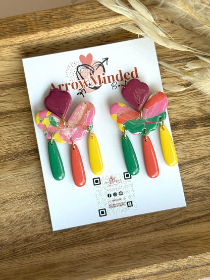 Handmade Boho Bold, Spring & Whimsy Dangles