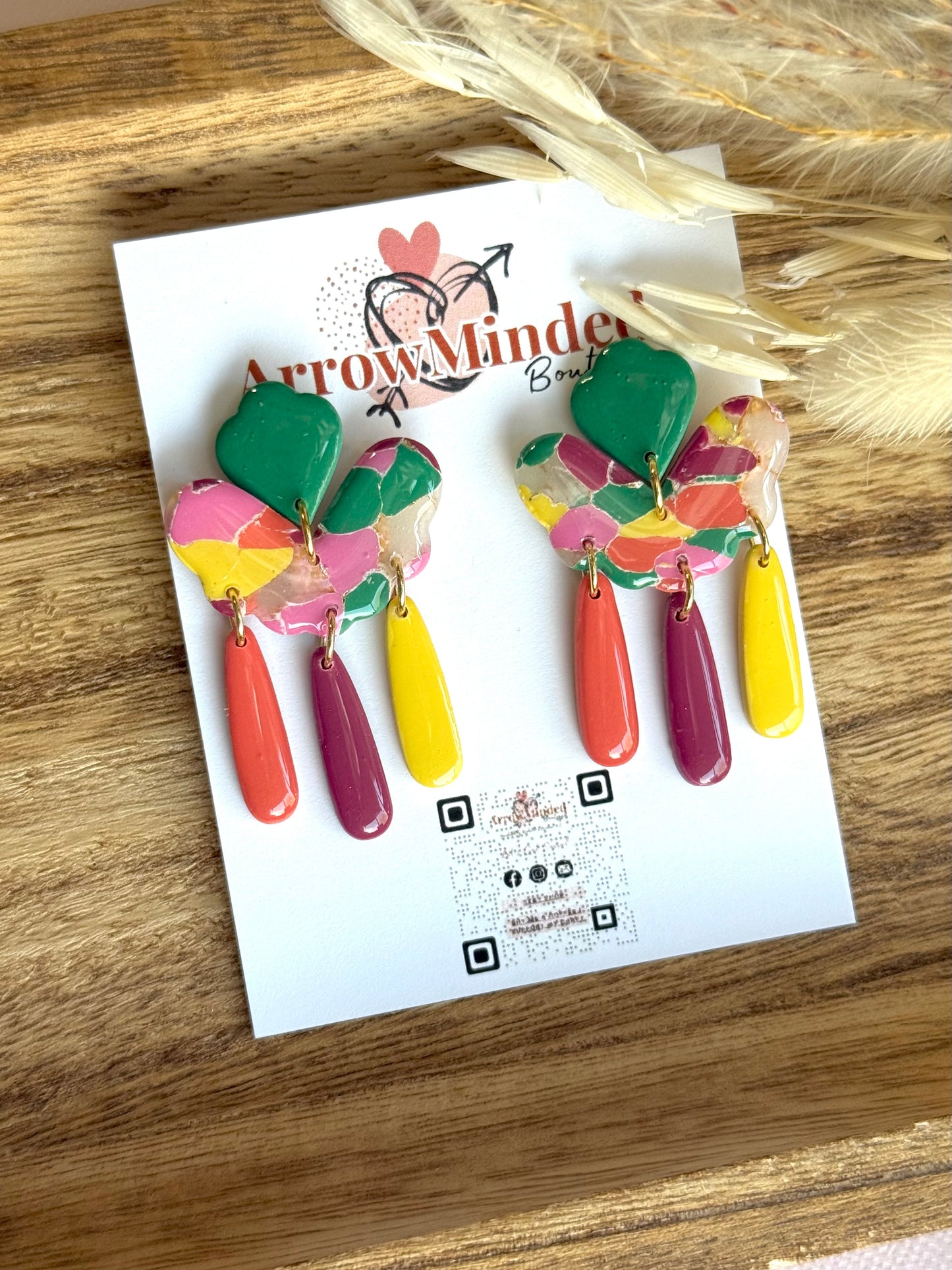 Handmade Boho Bold, Spring & Whimsy Dangles