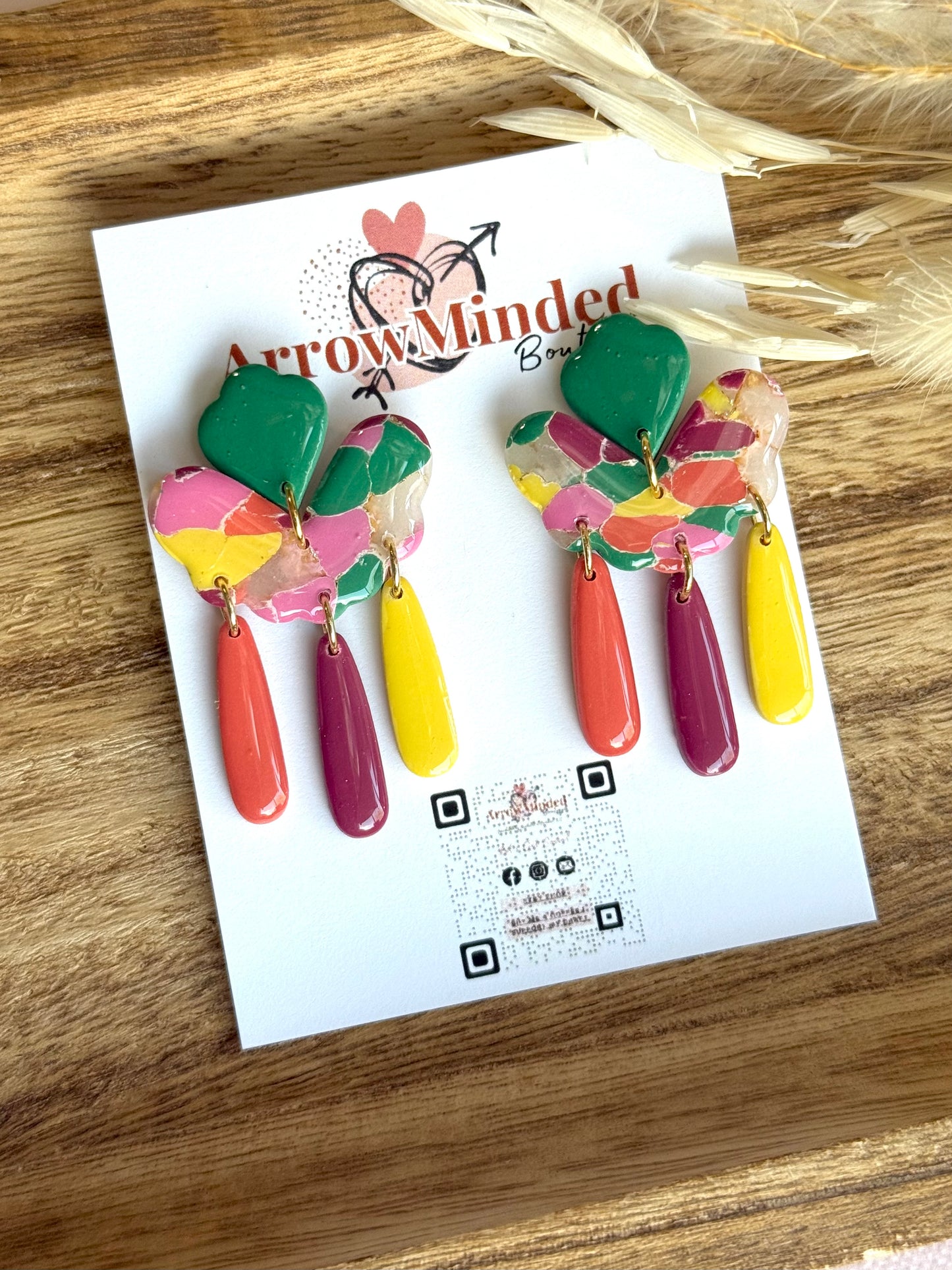 Handmade Boho Bold, Spring & Whimsy Dangles