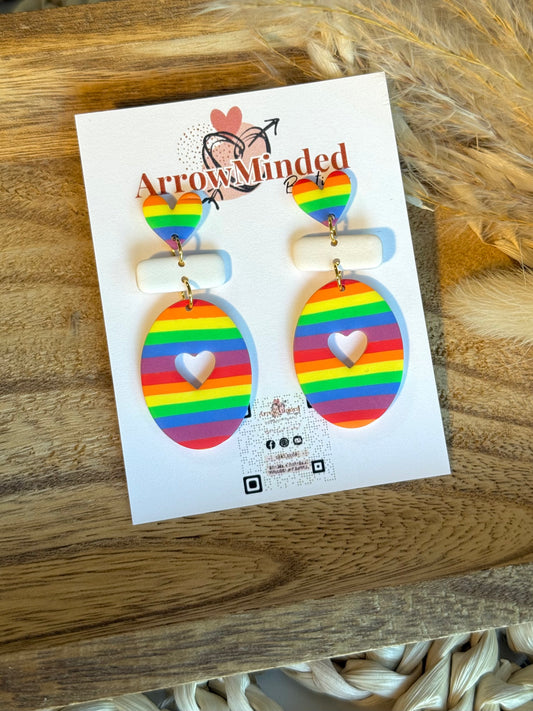 Handmade Love In Full Color Earrings