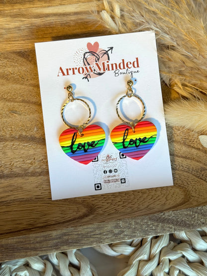Handmade Love Out Loud Earrings