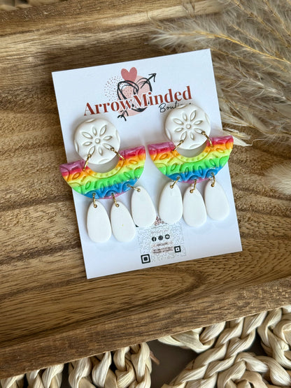 Handmade Boho & Pride Dangle Earrings