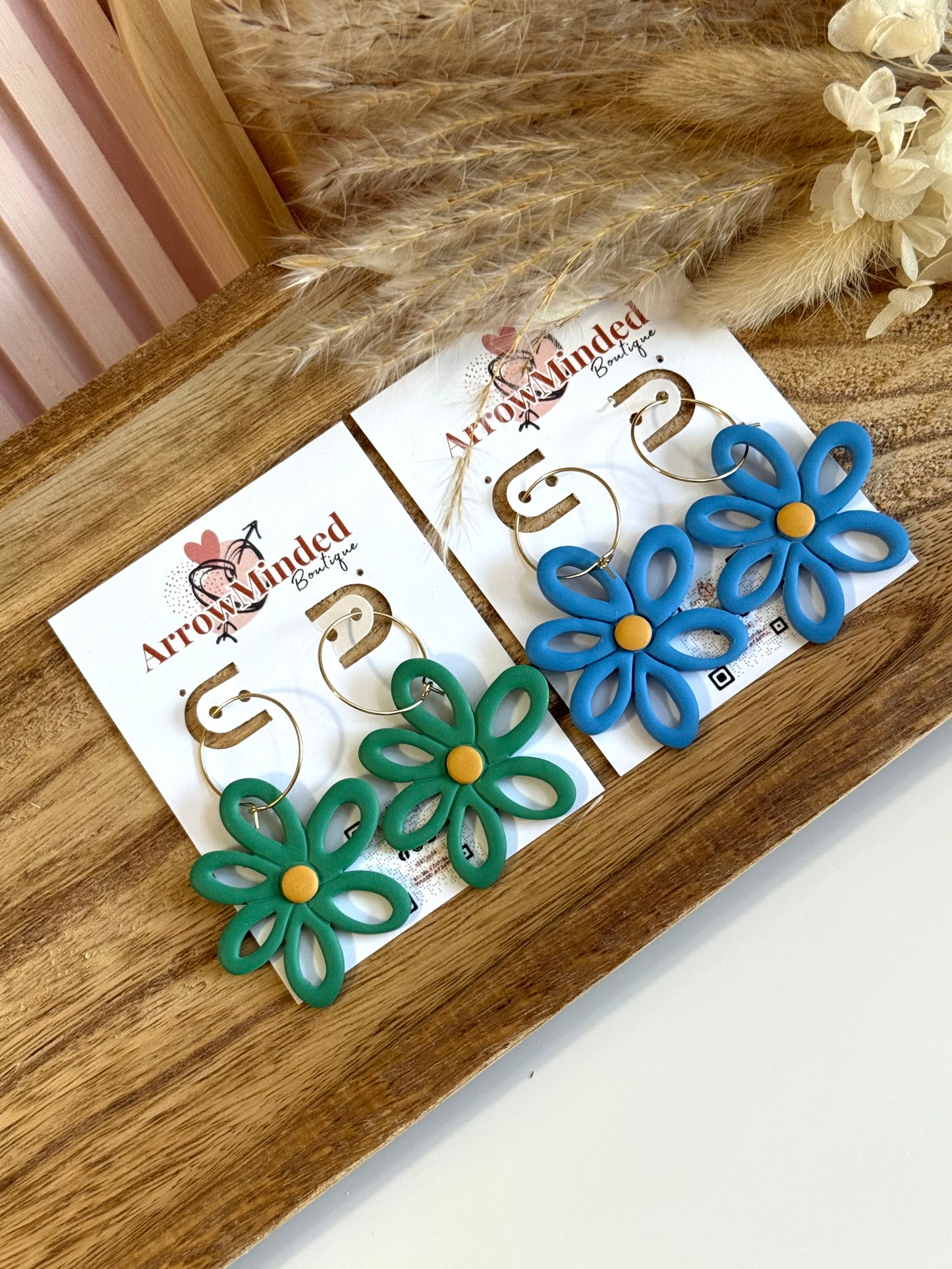 Handmade Silver Meadows Bloom Earrings