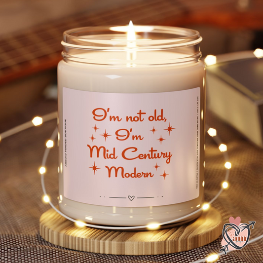 Candle, Mid-Century Modern Funny Friend Gift