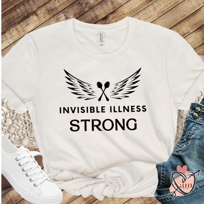 Invisible Illness Strong T-Shirt, Chronic Illness Warrior Shirt