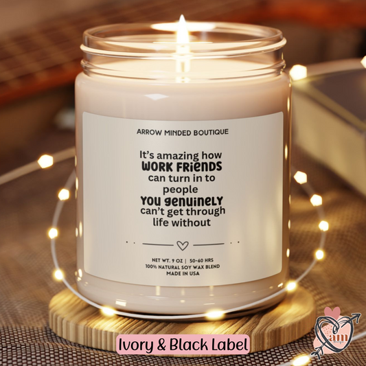 Candle Gift Work Friends You Can't Live Without, Candle Co-Worker Gift