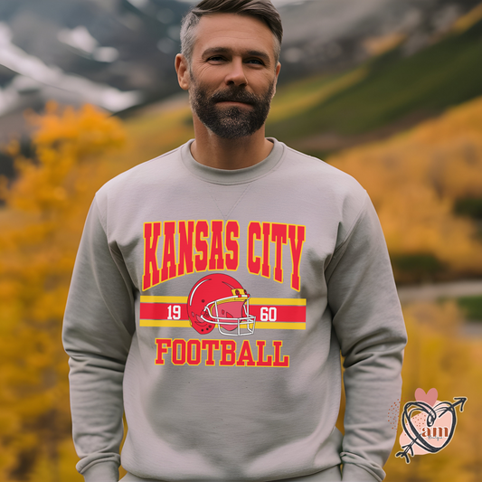 Kansas City Football Vintage Unisex Sweatshirt