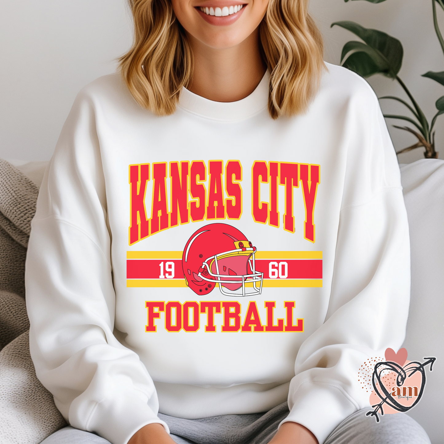 Kansas City Football Vintage Unisex Sweatshirt