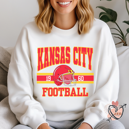 Kansas City Football Vintage Unisex Sweatshirt