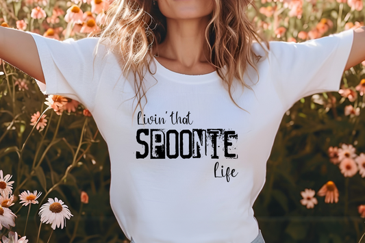Living that Spoonie Life Chronic Illness Shirt