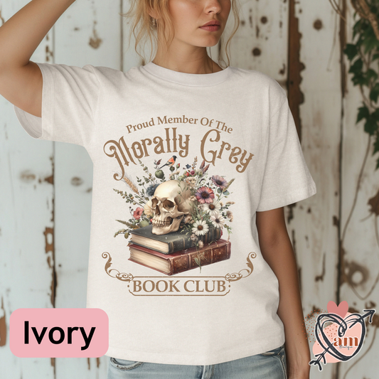 Morally Grey Book Club Shirt