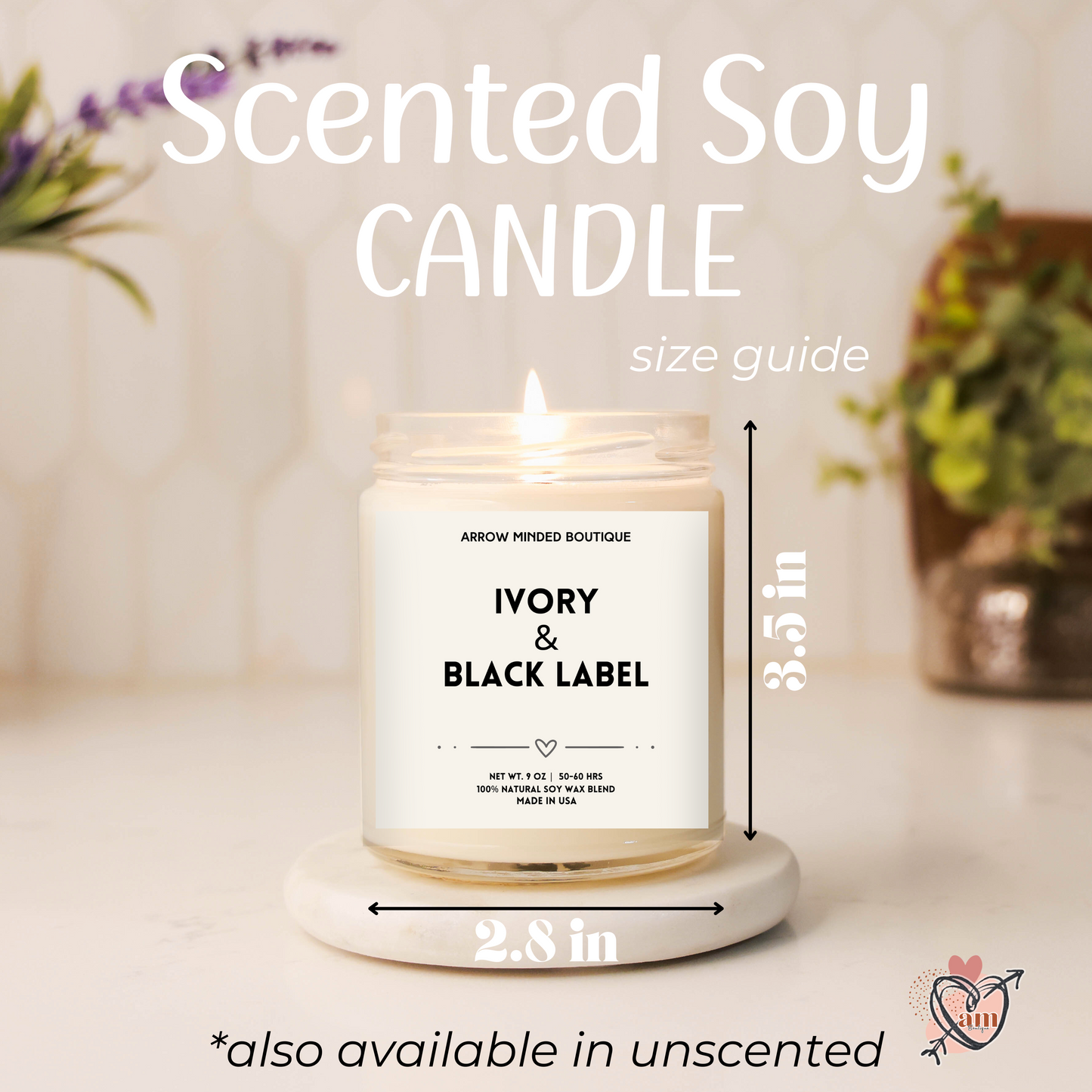 Candle "Smells Like Abandonment" Funny Label