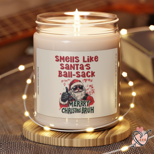 Candle Have Some Christmas Fun with "Smells Like Santa's Ball Sack"