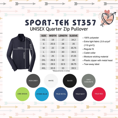 Custom Nurse RN Quarter Zip Athlete Shirt