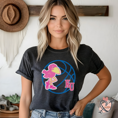 University of Kansas Basketball Tee